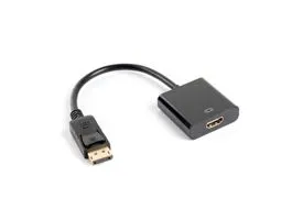 Lanberg Displayport male - HDMI female adapter, 10cm (AD-0009-BK)