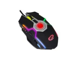 Esperanza Mangora USB vezetékes 8D Gamer egér, RGB fekete (EGM701)