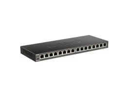 D-LINK Switch 16x1000Mbps Fémházas Asztali, DGS-1016S/E