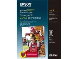 EPSON Fotópapír Value Glossy Photo Paper - A4 - 50 Lap