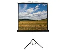 FUNSCREEN 72&quot; (1:1) manuális hordozható vetítővászon (Tripod, Méret: 160x160 cm)