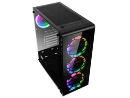 Kolink Observatory Lite RGB ATX Edzett üveg Fekete (OBSERVATORY LITE RGB) számítógépház