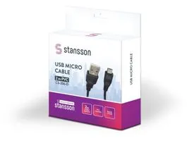 Stansson 2m USB micro kábel