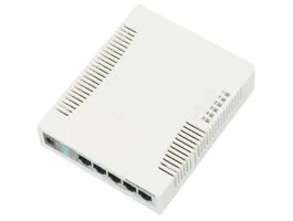 MIKROTIK Cloud Smart Switch 5x1000Mbps + 1x1000Mbps SFP, Menedzselhető, Asztali - CSS106-5G-1S