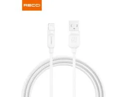 Recci RCL-P200W 2m Lightning - USB fehér adat- és töltőkábel