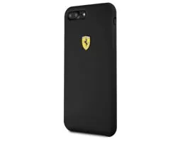 Ferrari SF iPhone 8 Plus fekete szilikon tok