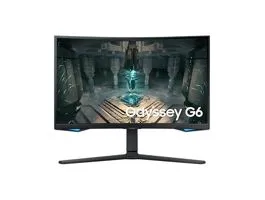 SAMSUNG Ívelt GamingSmart 240Hz VA monitor 27&quot; G65B, 2560x1440, 16:9, 350cd/m2, 1ms, DP/2xHDMI/2xUSB/LAN/WiFi/BT, Pivot