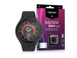 Samsung Galaxy Watch 5 Pro ütésálló képernyővédő fólia - MyScreen Protector   AntiCrash Shield Edge3D - 2 db/csomag - tr