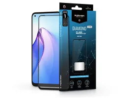 Oppo Reno8 5G rugalmas edzett üveg képernyővédő fólia - MyScreen Protector   Diamond Glass Lite Edge2.5D Full Glue - fek