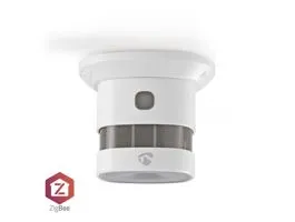 NEDIS SmartLife füstérzékelő Zigbee 3.0 Elemes Áramellátás Érzékelő élettartama: 10 év EN 14604 Android / IOS 85 dB Fehé