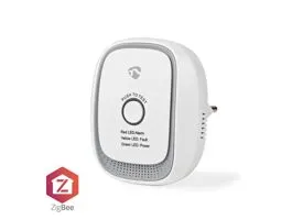 NEDIS SmartLife Gázérzékelő Zigbee 3.0 Hálózati Áramellátás Érzékelő élettartama: 5 év EN 50194-1:2009 Android / IOS Tes