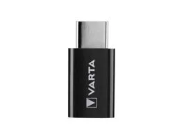 Varta 57945101401 microUSB - Type C fekete adapter