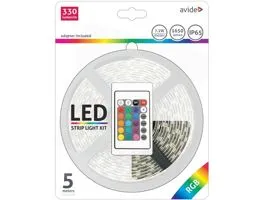 Avide LED SZALAG BLISZTER 12V 7.2W SMD5050 30LED RGB IP65 5m (ABLSBL12V5050-30RGB65)