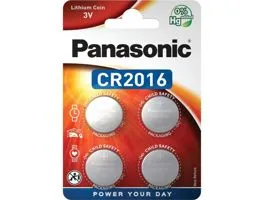 Panasonic CR2016 3V lítium gombelem 4db/csomag