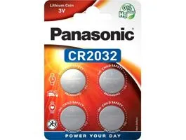 Panasonic CR2032 3V lítium gombelem 4db/csomag