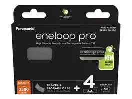 Panasonic Eneloop BK-3HCDEC4BE AA 2500mAh ceruza akku 4db/csomag