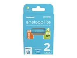 Panasonic Eneloop BK-4LCCE/2BE AAA 550mAh mikro ceruza akku 2db/csomag