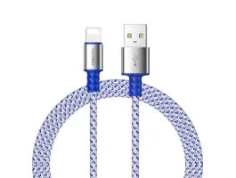 Recci RTC-N33L 2m Lightning - USB textil borítású adat- és töltőkábel