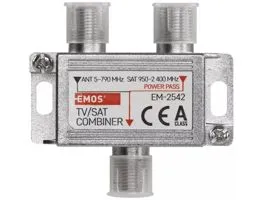 Emos J0198 EU 2491/D193 Tv/Sat háromágú antenna közösítő