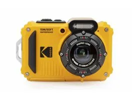 Kodak Pixpro WPZ2 vízálló/porálló/ütésálló sárga digitális fényképezőgép