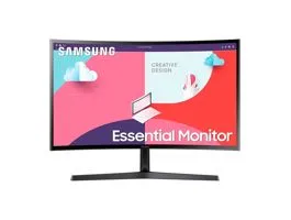 SAMSUNG Ívelt VA monitor 24&quot; S36C, 1920x1080, 16:9, 250cd/m2, 4ms, HDMI/VGA