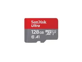 SANDISK MICROSD ULTRA ANDROID KÁRTYA 128GB, 140MB/s,  A1, Class 10, UHS-I