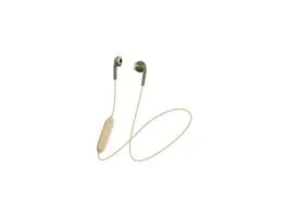 JVC HA-F19BT Retro Wireless Bluetooth Earbuds Olive/Beige