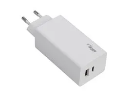 Akyga AK-CH-20 USB-C USB-A PD GaN 5-20V / 1,5-5A 100W White