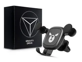 Univerzális szellőzőrácsba illeszthető autós tartó - Bad Bear Gravity Car Holder- fekete