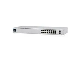 UBiQUiTi Switch 16x1000Mbps (8xPOE+) + 2x1000Mbps SFP, Menedzselhető, Rackes - USW-16-POE