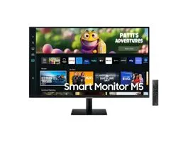 SAMSUNG Smart VA monitor 27&quot; M5, 1920x1080, 16:9, 250cd/m2, 4ms, 2xHDMI/2xUSB/HDCP/WiFi/Bluetooth, hangszóró