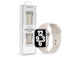 Apple Watch szilikon sport szíj - Devia Silicone Deluxe Series Sport Watch Band - 38/40/41 mm - starlight