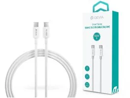 Devia USB Type-C - USB Type-C adat- és töltőkábel 1,5 m-es vezetékkel - Devia  Smart Series 100W C To C PD Cable - 100W