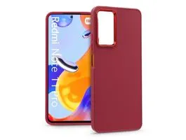 Xiaomi Redmi Note 11 Pro/Redmi Note 11 Pro 5G szilikon hátlap - Frame - magenta