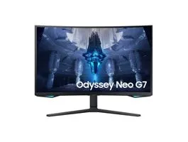 SAMSUNG Ívelt Gaming 165Hz VA monitor 32&quot; G75NB, 3840x2160, 16:9, 350cd/m2, 1ms, 2xHDMI/DisplayPort/2xUSB, Pivot