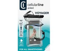 CELLULARLINE WATERPROOF CASE VOYAGER UNIV. BLACK