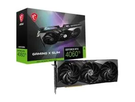 MSI Videokártya PCI-Ex16x nVIDIA RTX 4060 TI GAMING X SLIM 16GB DDR6