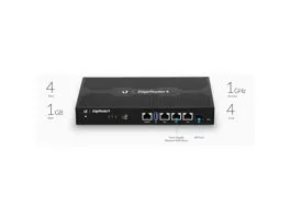 UBiQUiTi EdgeRouter 3x1000Mbps + 1x1000Mbps SFP, Asztali - ER-4