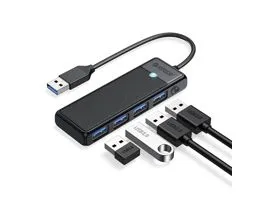 Orico PAPW4A-U3-015-BK USB-A To USB3.0 HUB Black