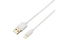 KAB AVAX CB104W PURE USB A-Lightning kábel, 2.1A, fehér - 1m