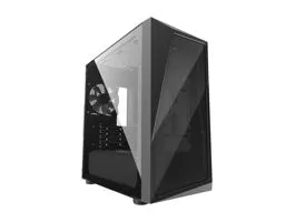 COOLER MASTER Ház Mini Tower ATX CMP 320L, 1db Ventilátorral, Tápegység nélkül, Üvegfalú, Fekete