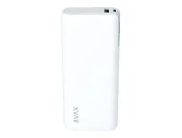 CHG AVAX PB202W VITALITY PD/Type C 65W+QC 18W gyorstöltő Powerbank 20.000mAh, fehér