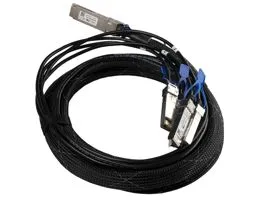 LAN/WIFI MikroTik QSFP28 porthoz break-out kábel, 4x SFP28 végződéssel