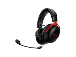 HP HYPERX Vezeték nélküli Fejhallgató Cloud III - Gaming Headset Black-Red