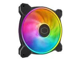 Fan Cooler Master - Case Fan - 14cm - MasterFan MF140 Halo2 - Fekete - MFL-B4DN-16NP2-R2