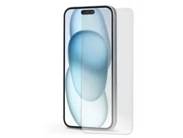 Apple iPhone 15 Plus üveg képernyővédő fólia - Tempered Glass Screen Pro Plus  2.5D - 1 db/csomag - ECO csomagolás