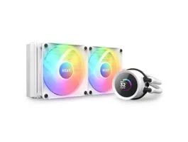 NZXT Kraken 240mm  AIO RGB LCD Liquid Cooler fehér hűtő