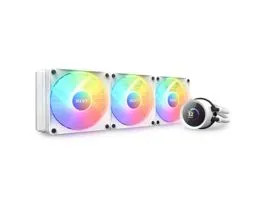 NZXT Kraken 360mm  AIO RGB LCD Liquid Cooler fehér hűtő