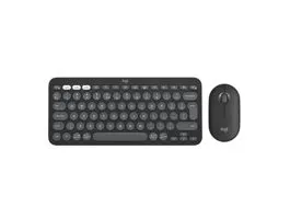 Logitech Pebble 2 Combo for Mac vezeték nélküli grafit billentyűzet + egér