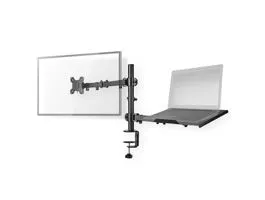 NEDIS Asztali Monitor Tartó Notebook 1 Képernyő(k) 15 - 32 &quot; 75x75 / 100x100 Interaktív (MMSISNB110BK)